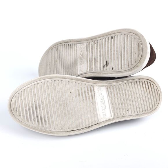 ALLEN EDMONDS Courtside Slip-on Sneaker Brown Suede Shearling Lined Old Money - Picture 7 of 8